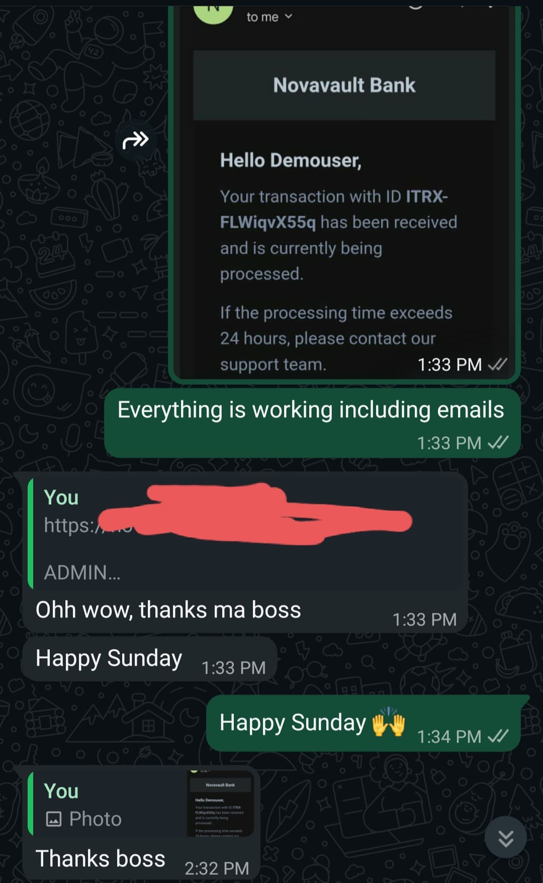 WhatsApp Testimonial
